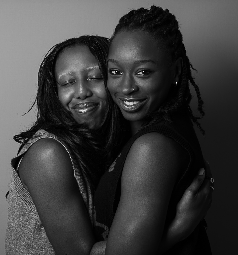 Welcoming portrait studio environment for Queer Friendships sessions